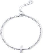 PAVOI 14K Gold Plated Cross Bracelet for Women Jewerly | Simple Gold Bracelet for Women | Confirmation Gift for Girls